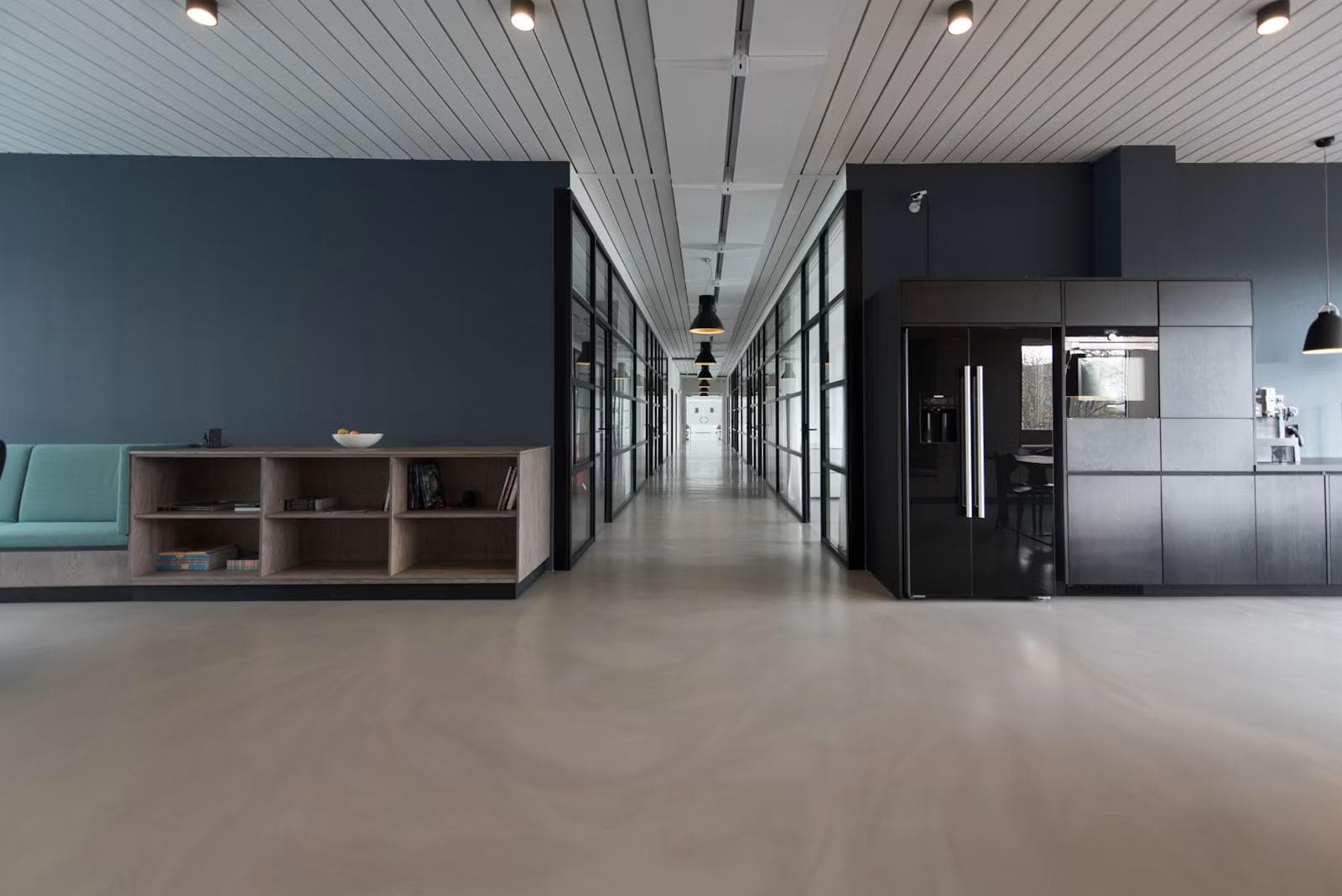 Bright commercial office interior